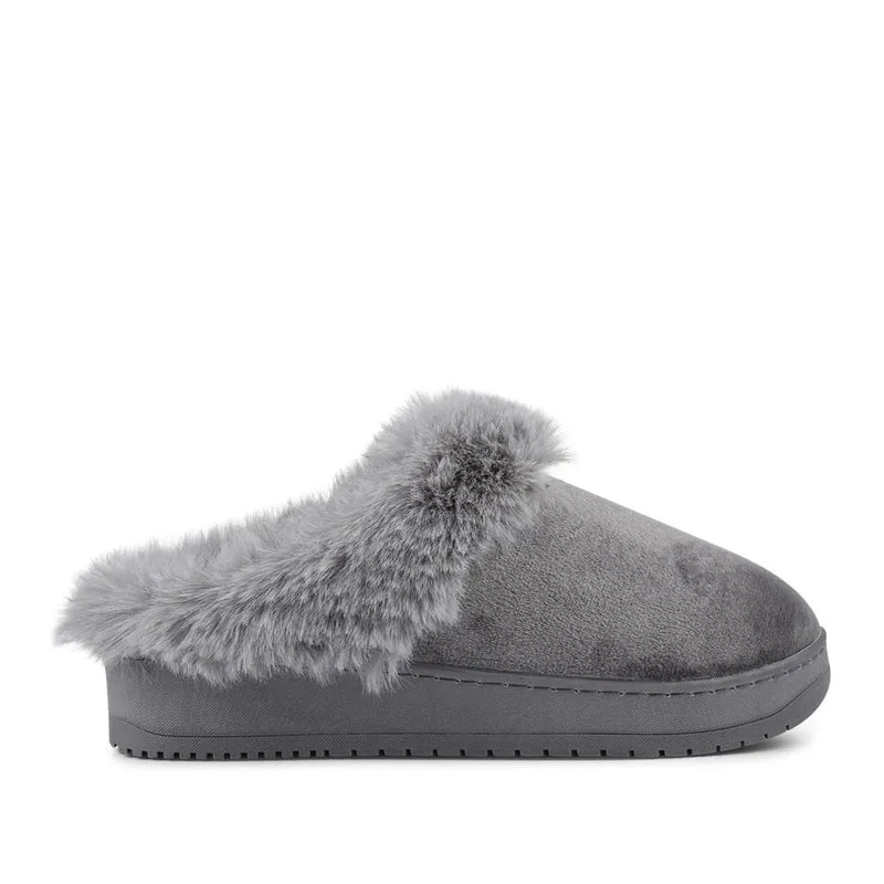 Cosy Mule Slippers - QING42004 / 327 932 - Grey