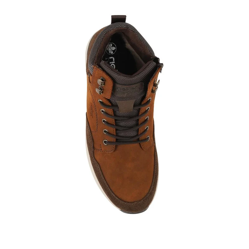 Rieker Extra Wide Cushioned Walking Boots - RKR42538 / 328 103 - Brown