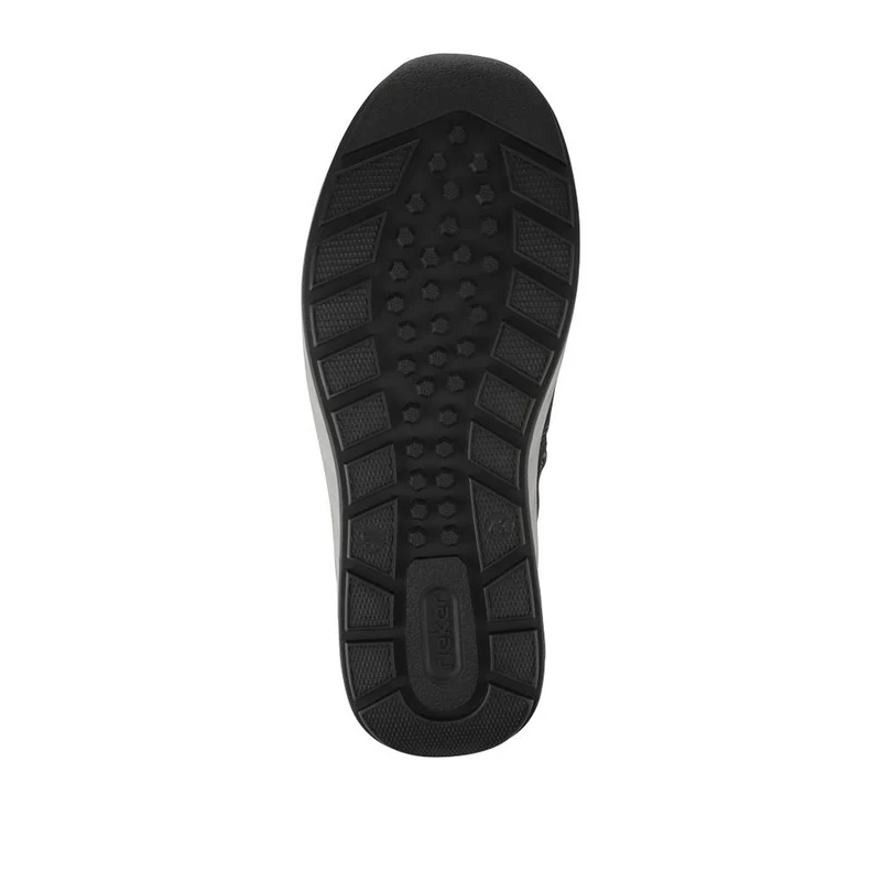 Rieker Extra Wide Cushioned Walking Boots - RKR42538 / 328 103 - Navy