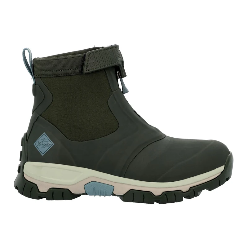 Muck Boots Damen Apex Mid Zip Gummistiefel - Moss