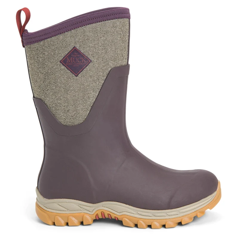Muck Boots Damen Arctic Sport Mid Gummistiefel - Wein