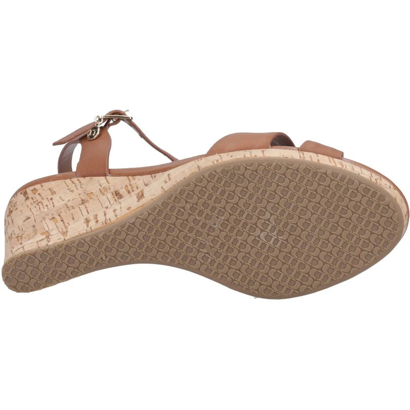 Dune Damen Koala Sandalen Braun