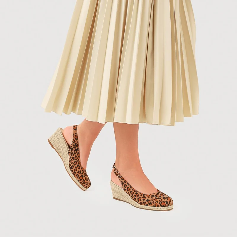 Smart Slingback Espadrilles - WBINS41021 / 327 179 - Leopard