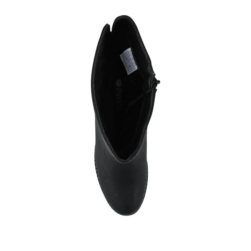 Block Heel Long Boots - SANYI42025 / 328 483 - Black