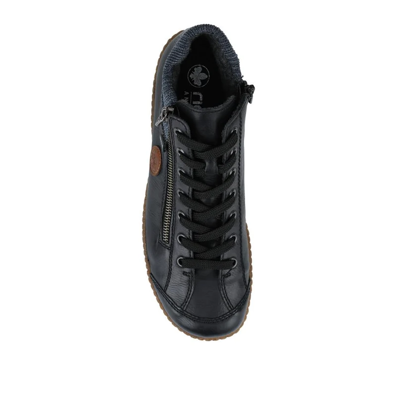 Rieker Zip & Lace High-Top Trainers - RKR42531 / 327 695 - Navy