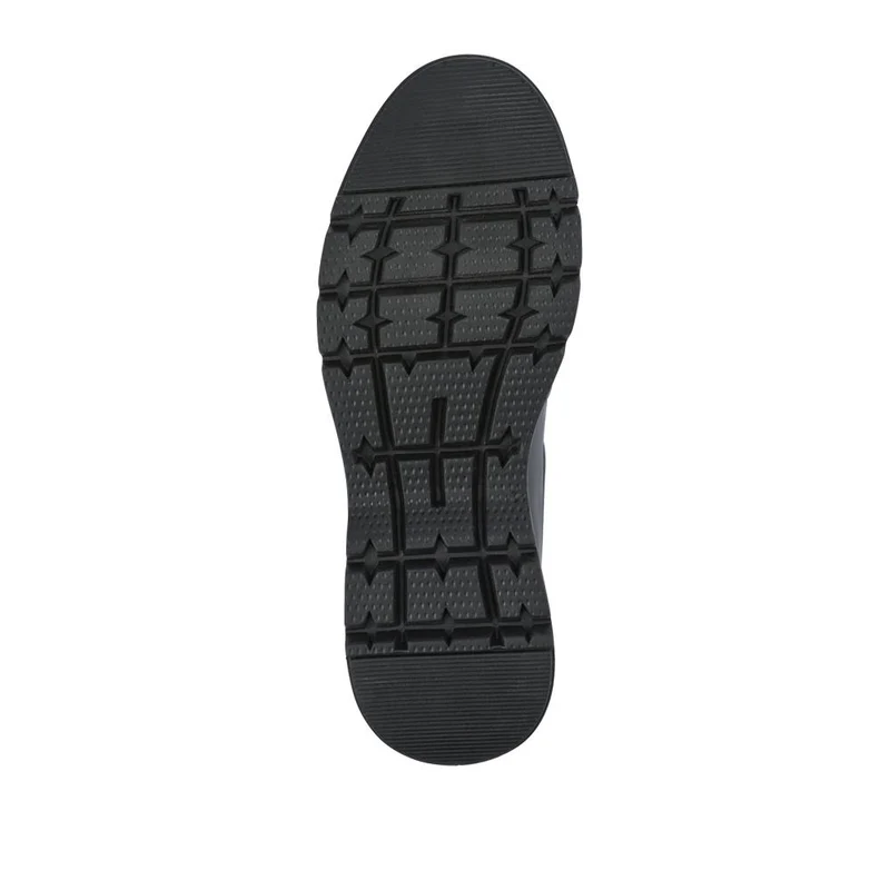 Wide-Fit Sheepskin Leather Slip-Ons - PRFEM42005 / 328 092 - Black