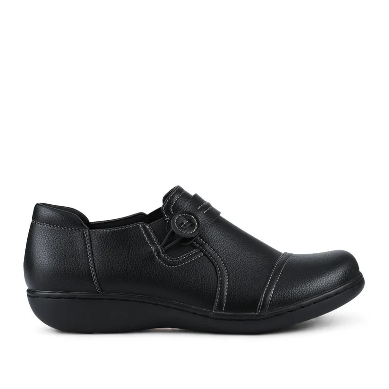 Smart Elasticated Slip-On Shoes - SANYI42007 / 327 958 - Black
