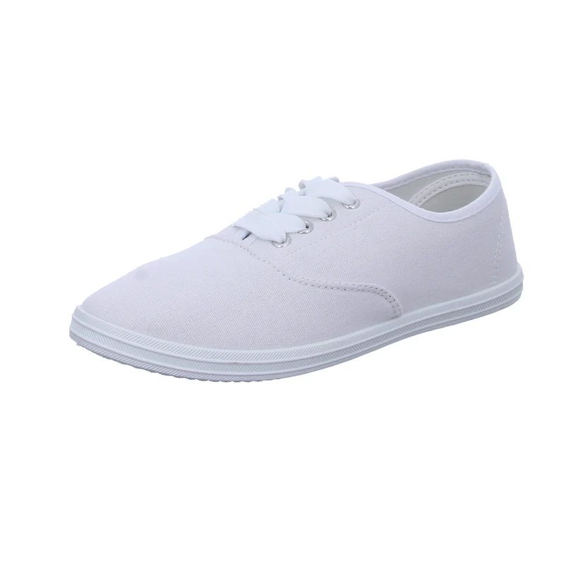 Sneakers Leinen Schnürhalbschuh