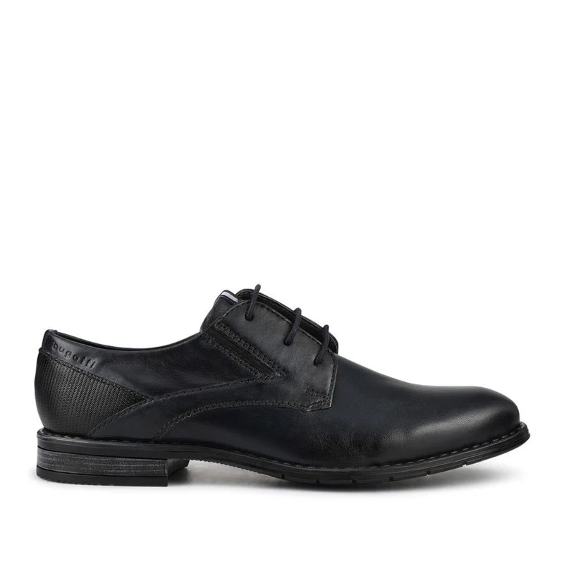 Smart Leather Lace-Up Shoes - BUG42503 / 327 673 - Navy