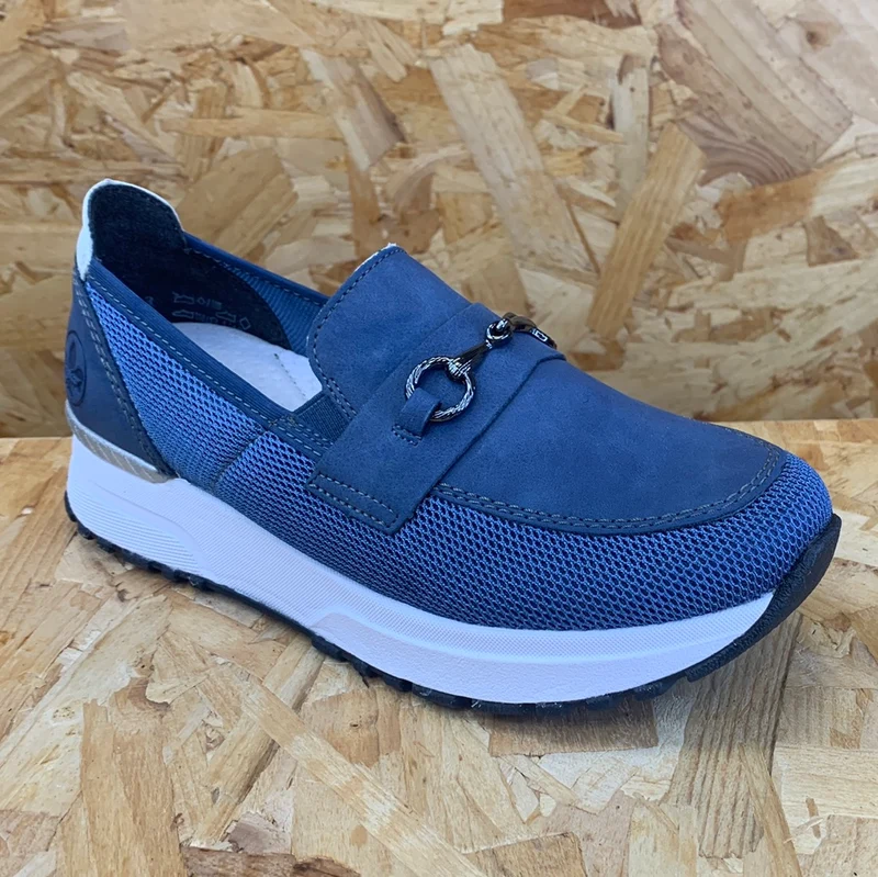 Rieker Modischer Loafer für Damen – Blau