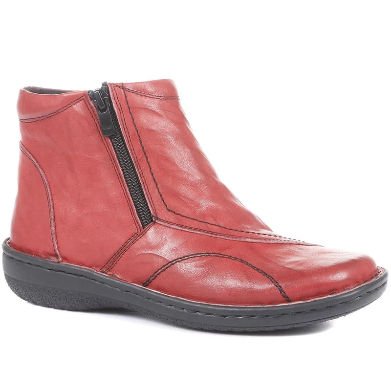 Leather Ankle Boots - LUCK34005 / 321 855