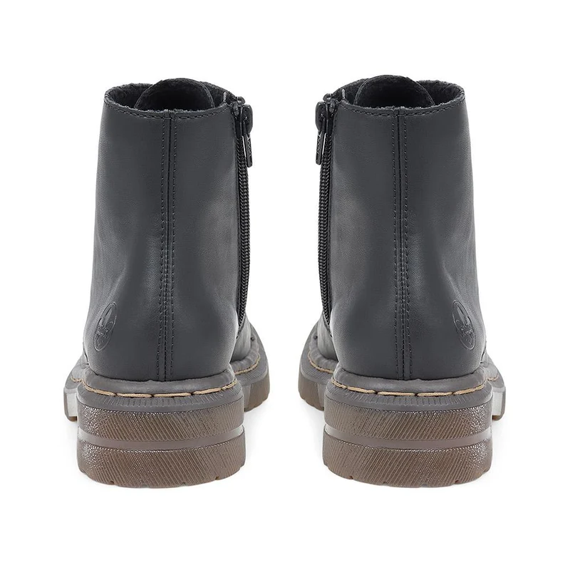 Lace-Up Ankle Boots - RKR32519 / null - Black