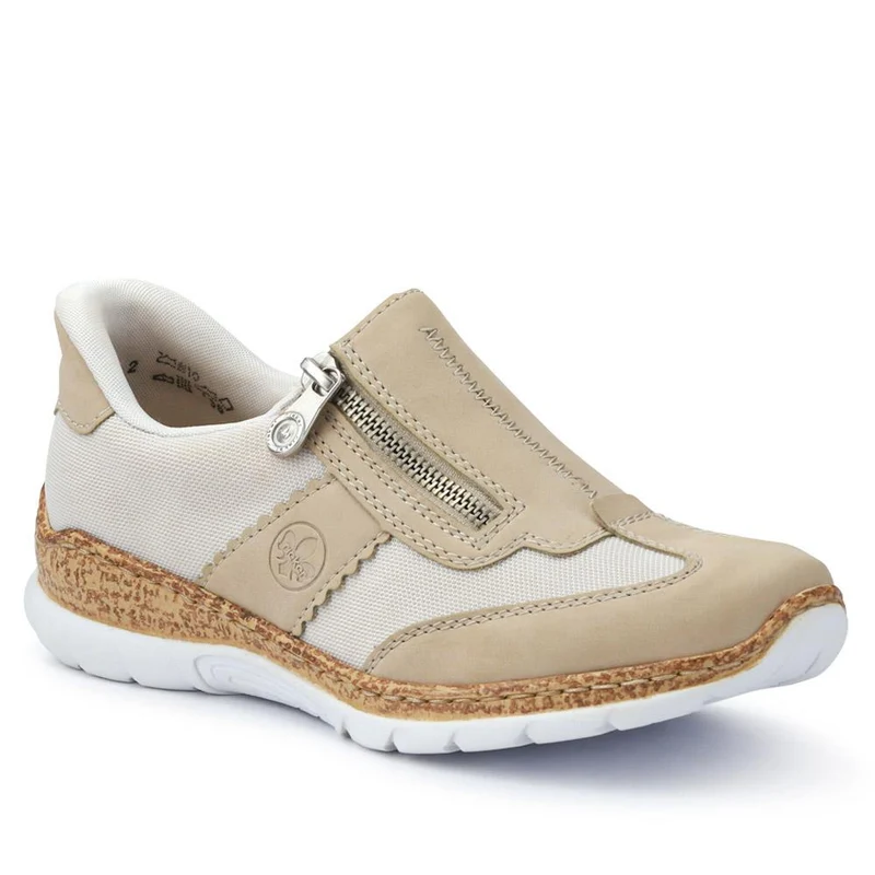Memory Foam Slip-On Trainers - RKR41503 / 326 819 - Beige