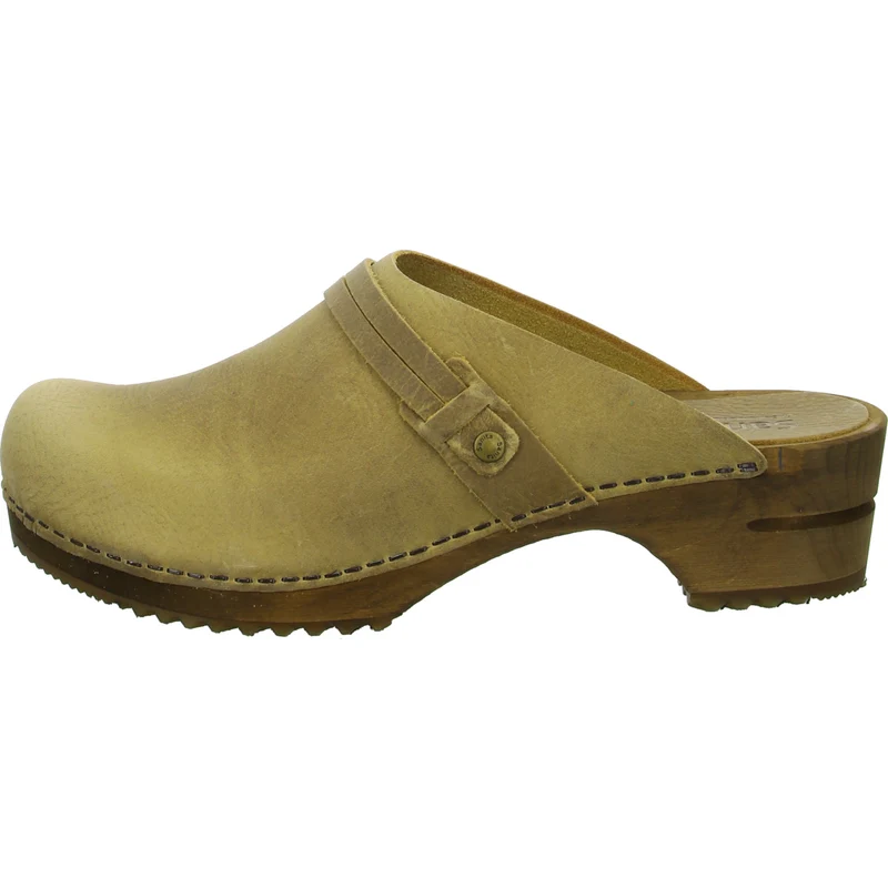 Sanita Sabot/Clog diverse Absatzhöhen WOOD-URSANA OPEN