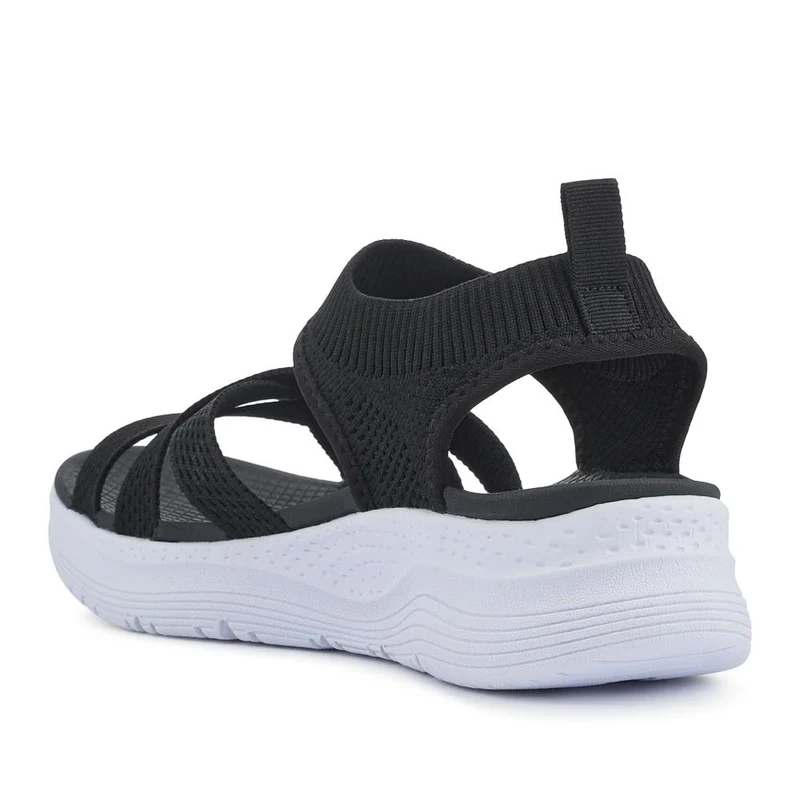 Elasticated Slip-On Sandals - XIAM41017 / 327 825 - Black