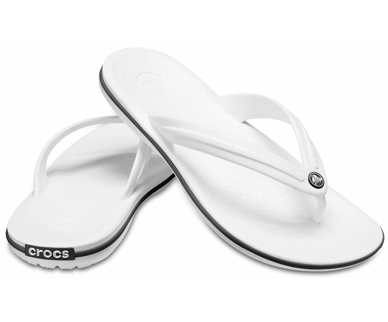 Crocs Unisex Crocband Flip Flop – Weiß