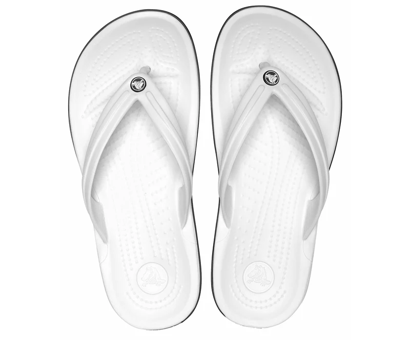 Crocs Unisex Crocband Flip Flop – Weiß