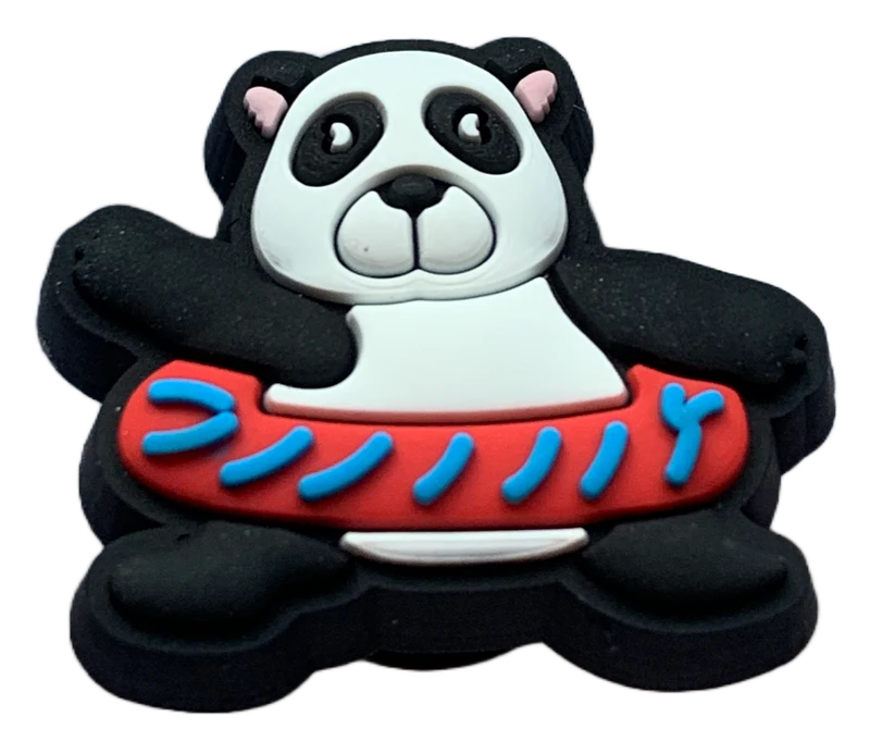 Crocs Jibbitz Panda mit Hula-Hoop-Anhänger