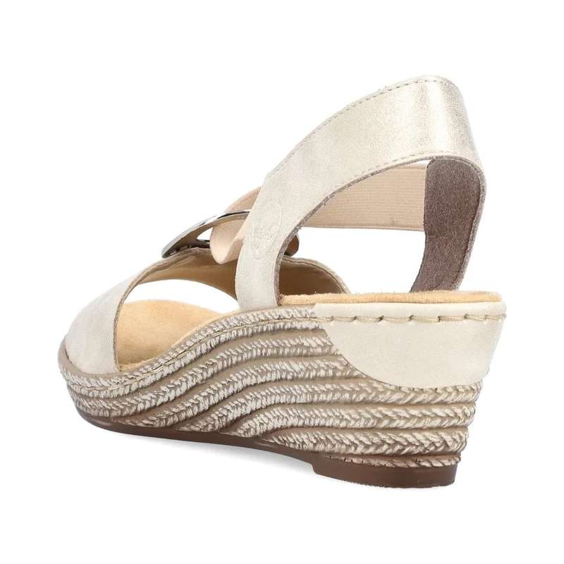 Rieker Damenmode-Sandale – Beige