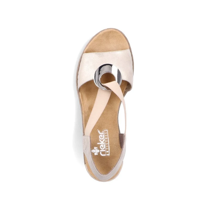 Rieker Damenmode-Sandale – Beige