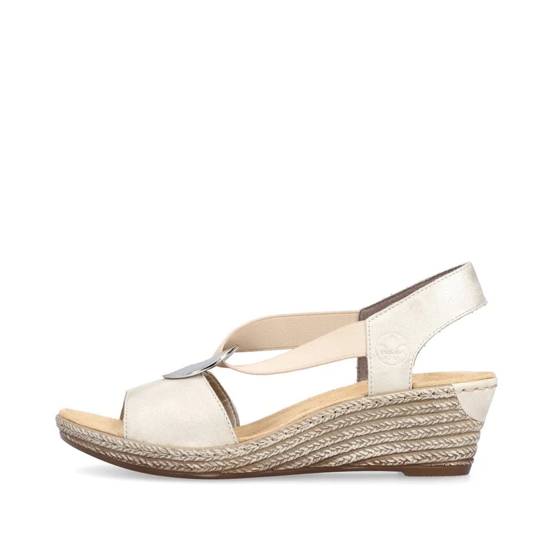 Rieker Damenmode-Sandale – Beige