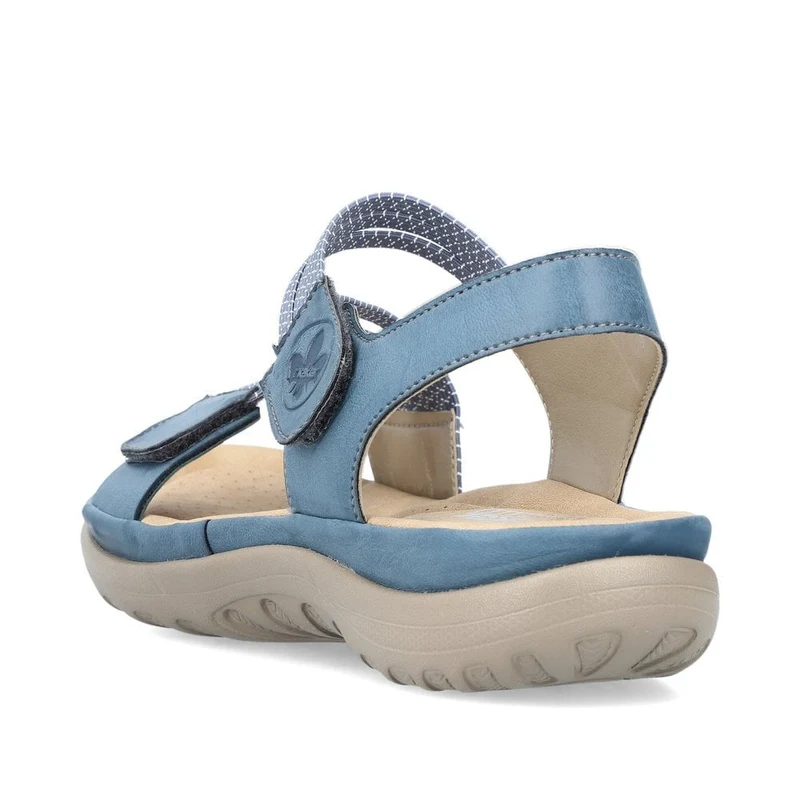 Rieker Damenmode-Sandale – Blau