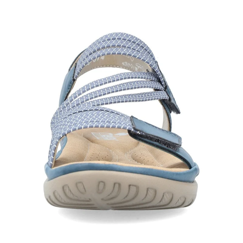 Rieker Damenmode-Sandale – Blau