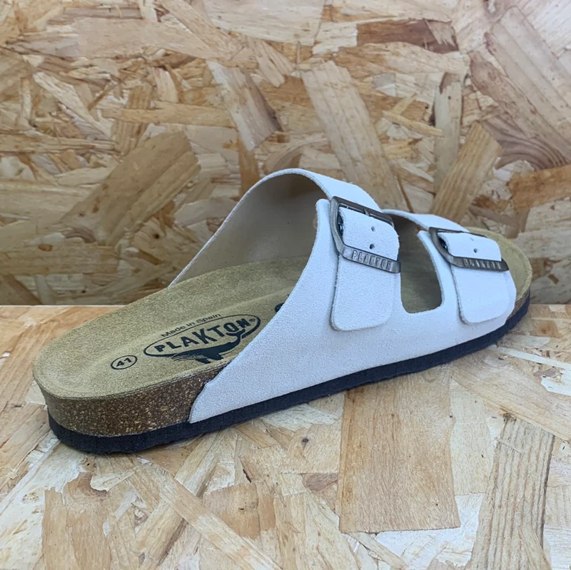 Plakton Herren Malaga Apure Ledersandale – Beige