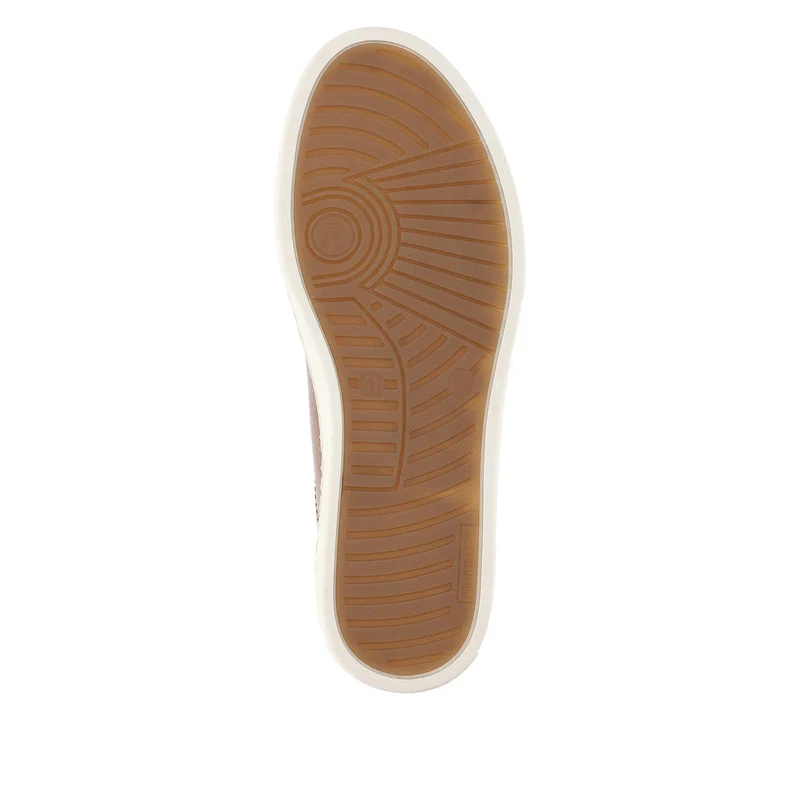 Rieker Lässige Herren-Ledersneaker – Braun