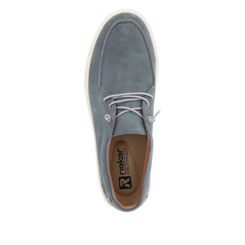 Rieker Herren Evolution Slip-On-Wildleder-Pantoletten – Blau