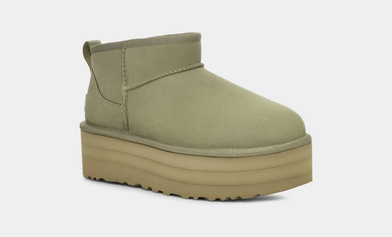 UGG Ultra Mini-Plateaustiefel für Damen – Shaded Clover