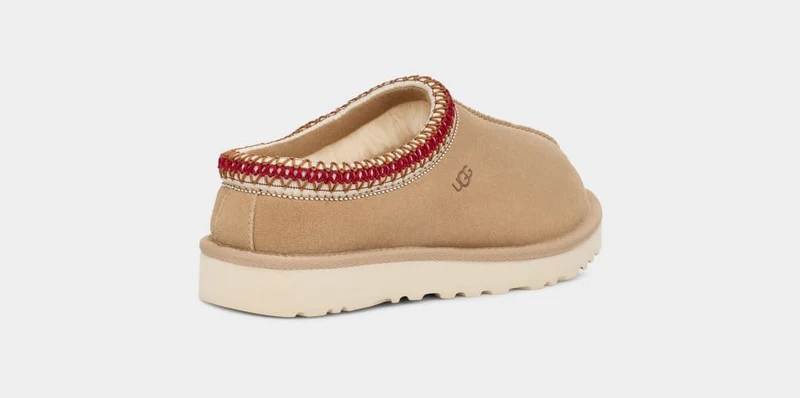 UGG Tasman-Hausschuhe für Damen – Sand / Dunkle Kirsche