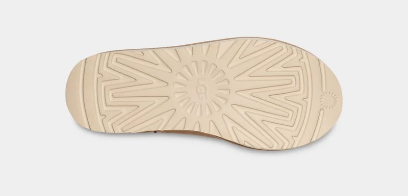 UGG Tasman-Hausschuhe für Damen – Sand / Dunkle Kirsche
