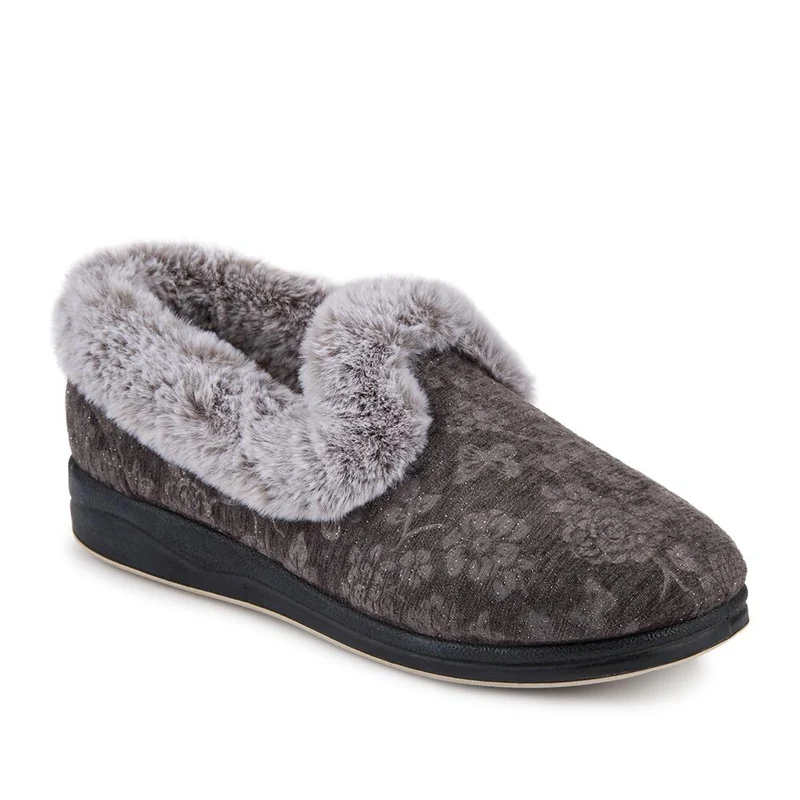 Warm Memory Foam Velour Slippers - QING42003 / 327 931