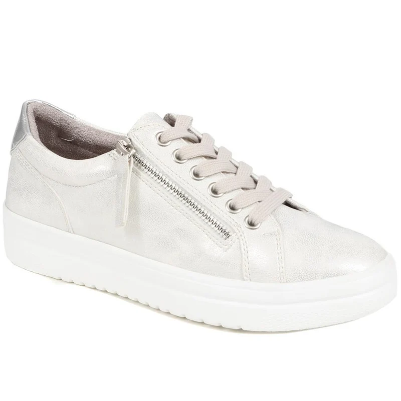 Zip-Up Chunky Platform Trainers - WBINS35156 / 321 796