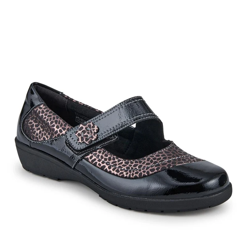 Cushioned Touch Fastening Mary Janes - WBINS42011 / 328 058 - Black Multi