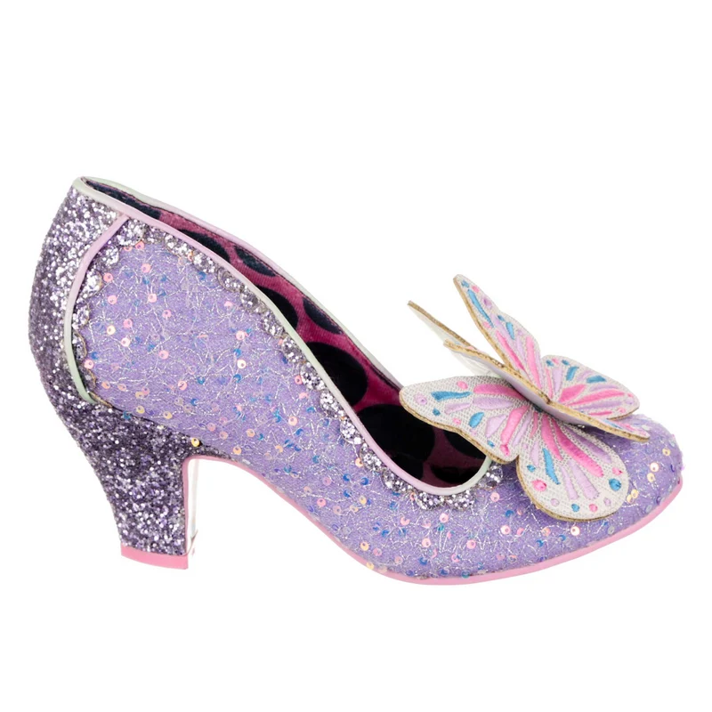 Irregular Choice Damen Madam Mariposa High Heel - Lavendel