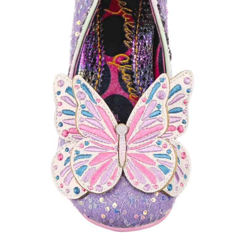 Irregular Choice Damen Madam Mariposa High Heel - Lavendel