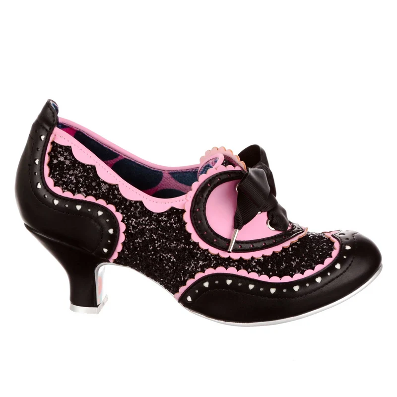 Irregular Choice Damen Jazz Cat High Heels – Schwarz