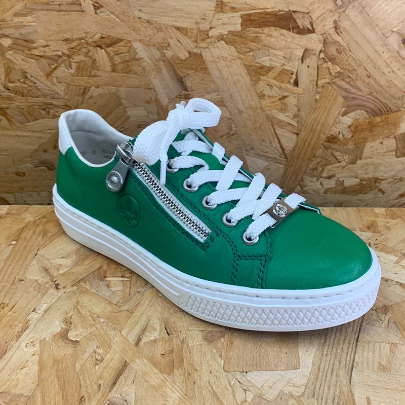 Rieker Mode-Sneaker für Damen – Grün