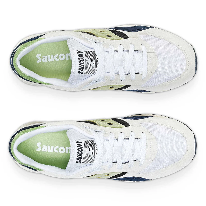 Saucony Herren Shadow 6000 Trainer – Weiß / Grün