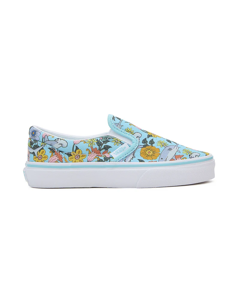 VANS Klassische Slip-On-Sneaker für Kinder – Blau