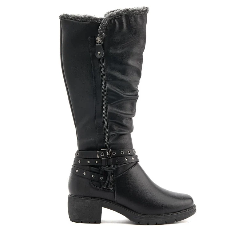 Long Slouch Boots - WK40009 / 326 268 - Black