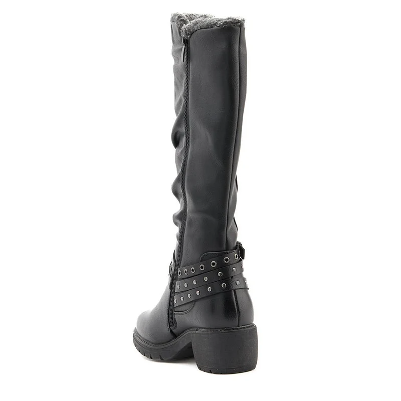 Long Slouch Boots - WK40009 / 326 268 - Black