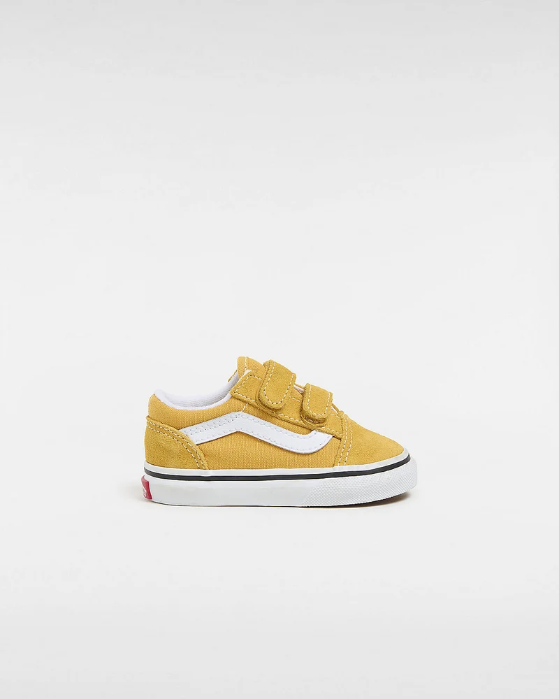 VANS Old Skool V Color Theory-Sneaker für Kleinkinder – Golden Glow