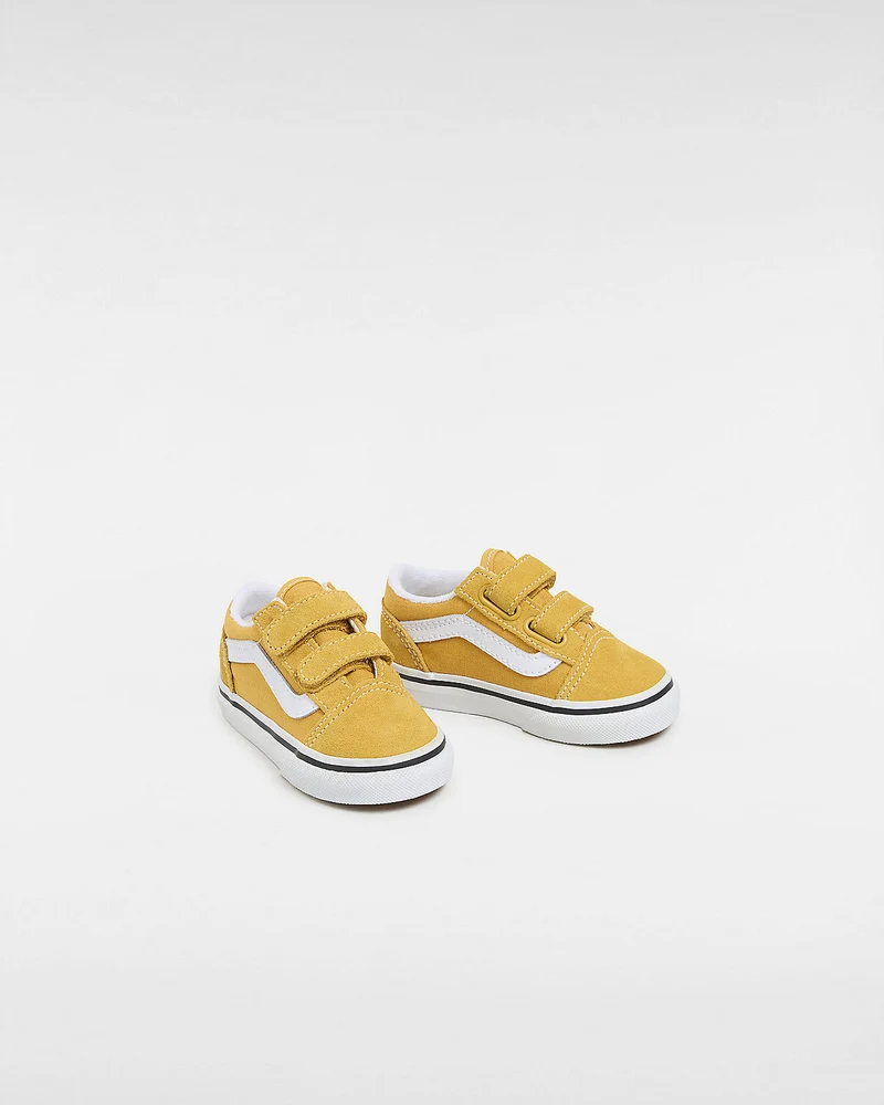 VANS Old Skool V Color Theory-Sneaker für Kleinkinder – Golden Glow