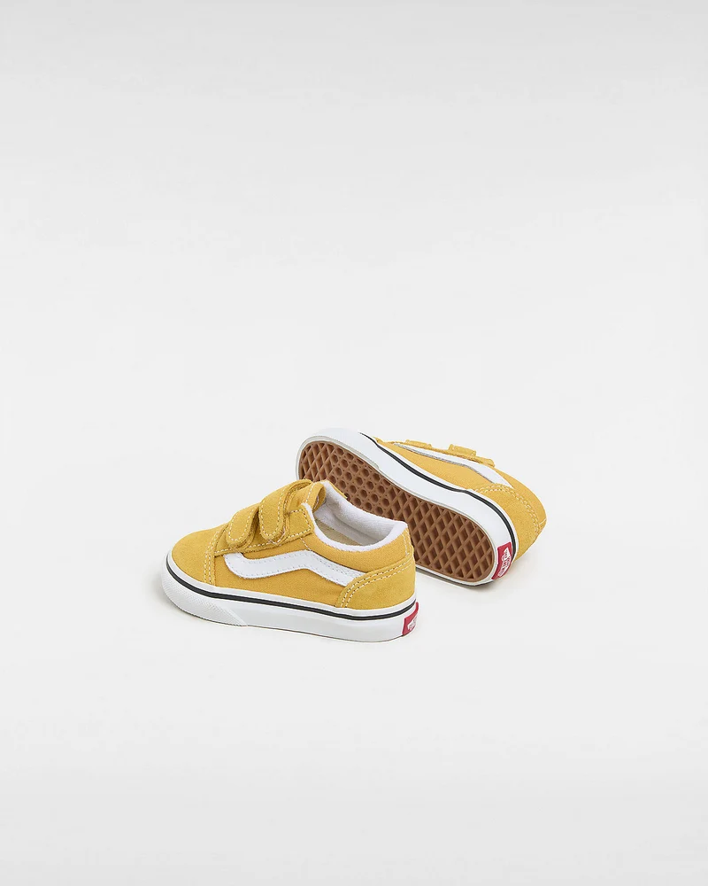 VANS Old Skool V Color Theory-Sneaker für Kleinkinder – Golden Glow