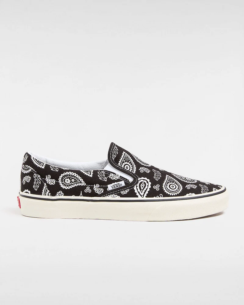 VANS Unisex Classic Primavera Paisley Slip-On-Sneaker – Schwarz