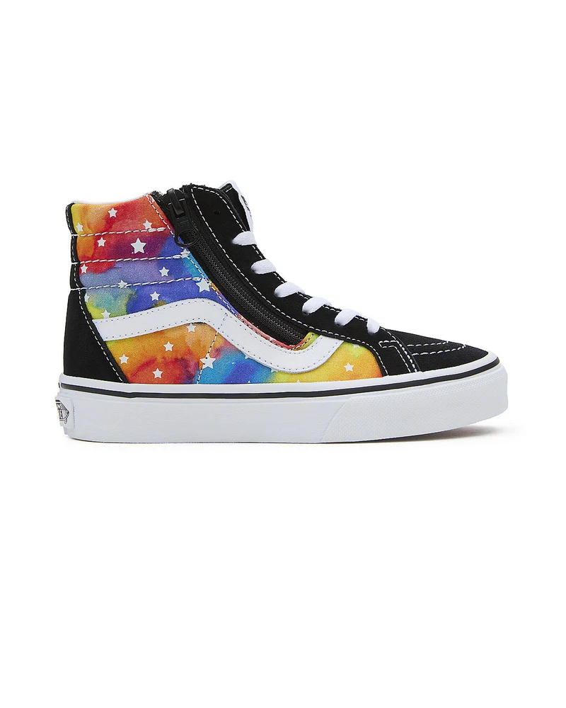 VANS Kinder SK8-Hi Reissue Rainbow Galaxy Trainer – Schwarz
