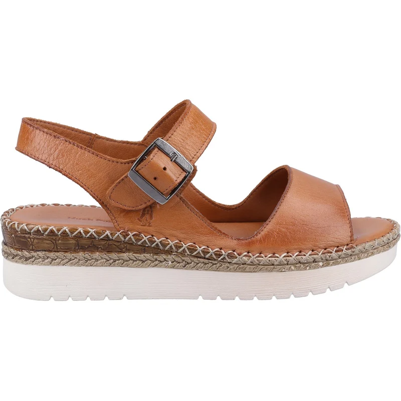 Hush Puppies Stacey Ledersandale für Damen – Hellbraun